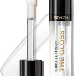 Revlon Super Lustrous Lip Gloss, Non-Sticky, Hydrating, High Shine Finish, 200 Crystal Clear, 0.13 oz